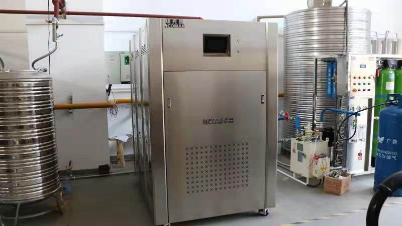 广东某食品工厂采购纽克曼1吨蒸汽热源机！
